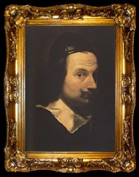 framed  Lorenzo Lippi Self-Portrait, ta009-2